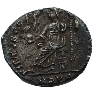 Siliqua - Honorius VIRTVS ROMANORVM; Mediolanum back