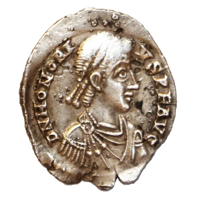 Siliqua - Honorius VIRTVS ROMANORVM; Rome front