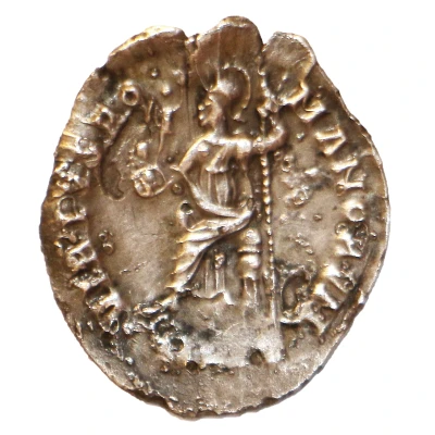 Siliqua - Honorius VIRTVS ROMANORVM; Rome back