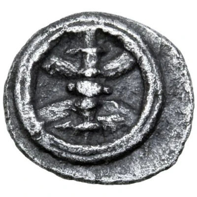 Silver 1 As Archaic wheel series: without value 401 BC - 301 BC front