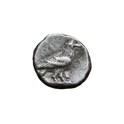 Silver 1 As Eagle series 401 BC - 301 BC front