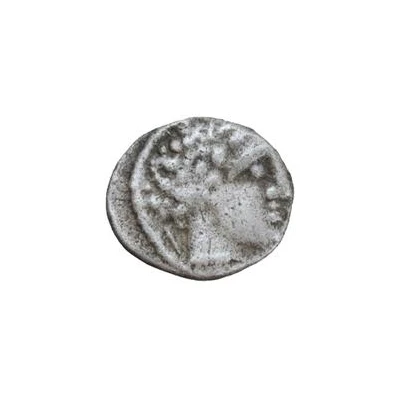 Silver 1 As Male head series II: facing right; with value 301 BC - 206 BC front