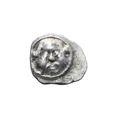 Silver 1 As Silenus series: simple face 301 BC - 206 BC front