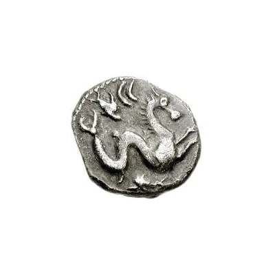 Silver 10 Asses Facing right 301 BC - 275 BC front