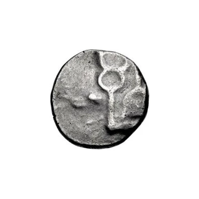 Silver 20 Asses Gorgoneion series II: kerykeia 301 BC - 206 BC back