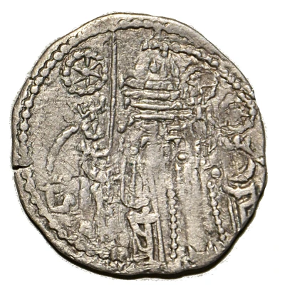 Silver Drachm, Anonymous, 500 - 550, Ghazni back