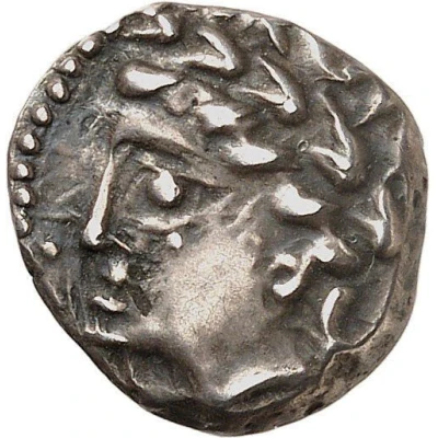 Silver Drachm with horse and caduceus 120 BC - 75 BC front