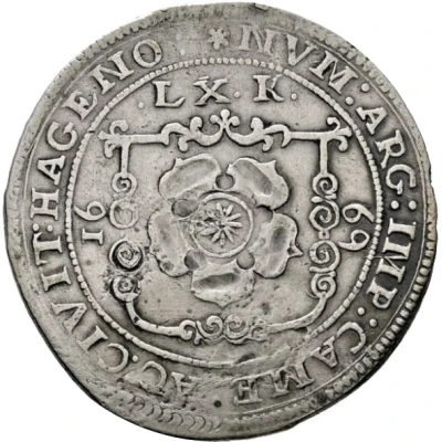 Silver Florin or Guldenthaler - Leopold I Type front