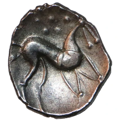 Silver Unit "Corieltauvian D" 55 BC - 45 BC front