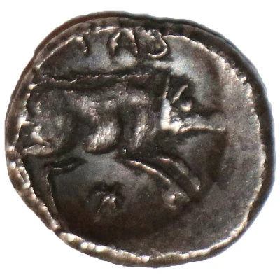 Silver Unit "Trinovantian O" - Tasciovanus 15 BC - 10 BC back