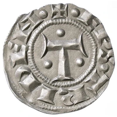 Soldo of 12 denari - Frederick II Stars & pellets ND front