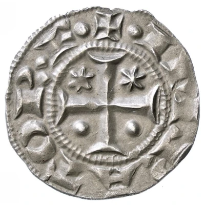 Soldo of 12 denari - Frederick II Stars & pellets ND back