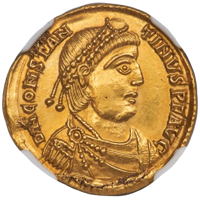 Solidus - Constantinus III VICTORIA AAVGGG; Arelate front