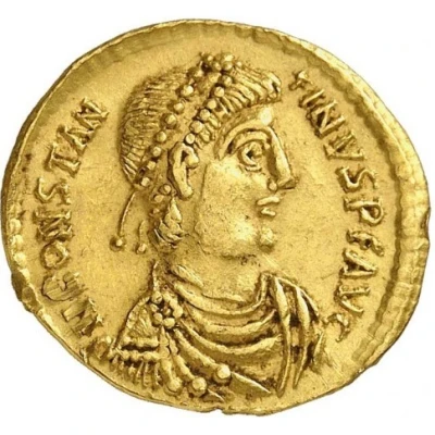 Solidus - Constantinus III VICTORIA AVGGG; Treveri front