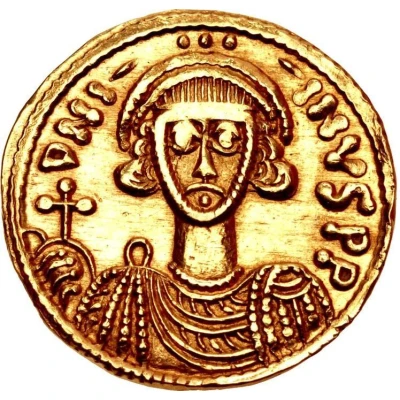 Solidus - Gisulf II in the name of Justinian II front