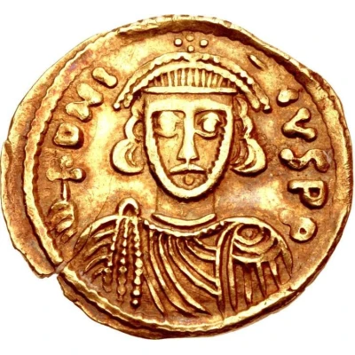 Solidus - Gregory in the name of Justinian II front