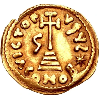 Solidus - Gregory in the name of Justinian II back