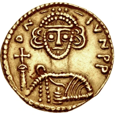 Solidus - Liutprand in the name of Justinian II front