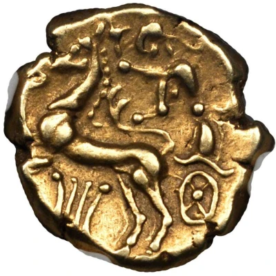 Stater Charioteer facing left; lyre 150 BC - 60 BC back