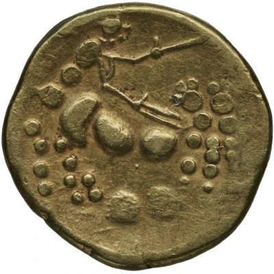 Stater Charioteer facing right 200 BC - 100 BC back