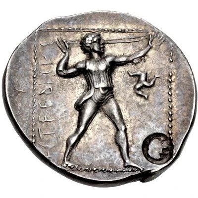 Stater Countermarked 380 BC - 325 BC back