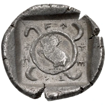 Stater - Kheriga 440 BC - 410 BC back