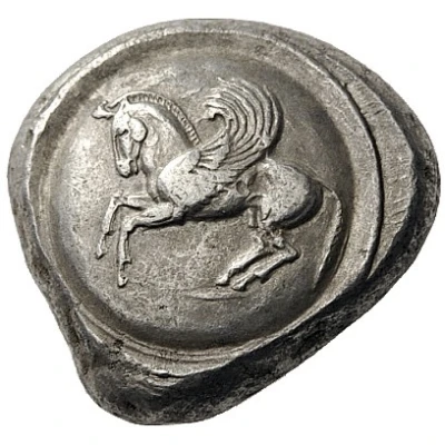 Stater - Khinakha Uncertain mint in eastern Lycia 460 BC - 440 BC front