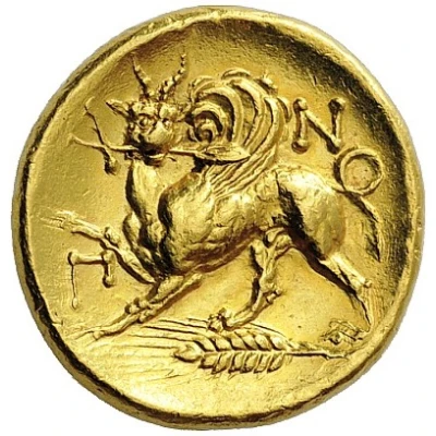 Stater - Leukon I Panticapaeum 370 BC - 360 BC back