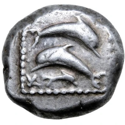 Stater Poseidion? 500 BC - 490 BC front