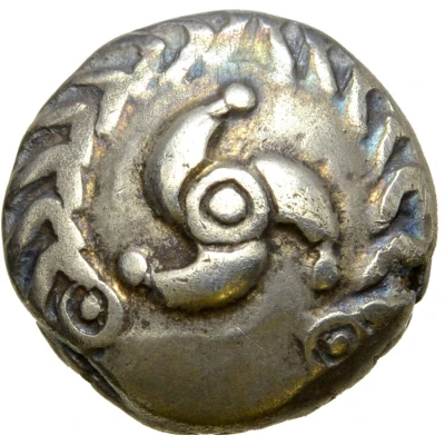 Stater Regenbogenschüsselchen IX B Type, North Group 200 BC - 1 BC front