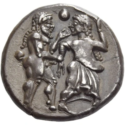 Stater - Siris or Lete 490 BC front