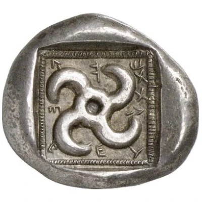 Stater - Teththiveibi 440 BC - 430 BC back