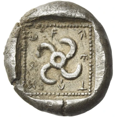 Stater - Teththiveibi 440 BC - 430 BC back