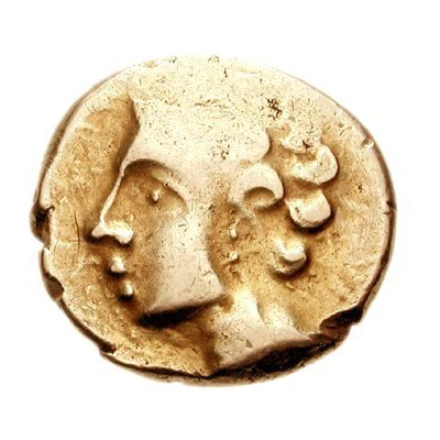 Stater anepigraphic horse facing left; S and amphora 65 BC - 51 BC front