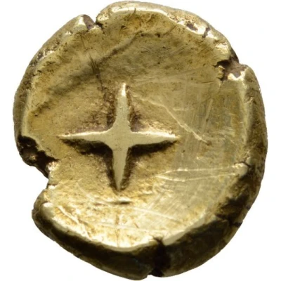 Stater flower and cross 110 BC - 50 BC back