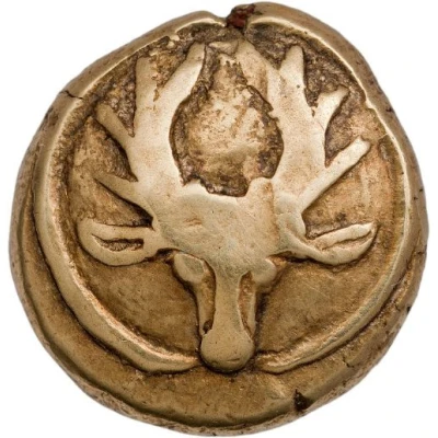 Stater with deer 150 BC - 90 BC front