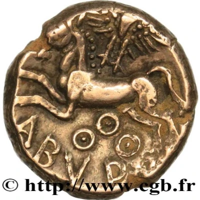 Stater with eagle ABVDOS 60 BC - 50 BC back