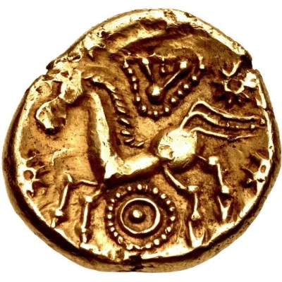 Stater with eye 100 BC - 50 BC back