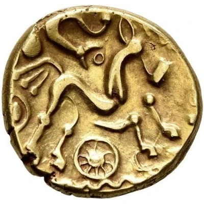 Stater with eye 60 BC - 55 BC back