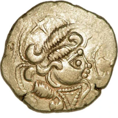 Stater with tent 80 BC - 50 BC front