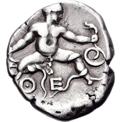 Stater 405 BC - 395 BC back