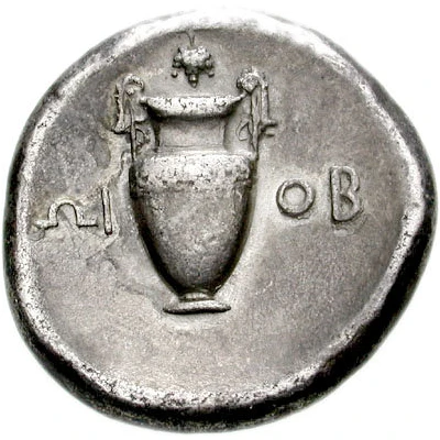 Stater 395 BC - 387 BC back