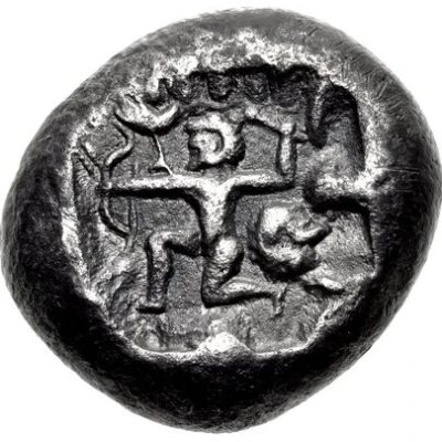 Stater 525 BC - 475 BC back