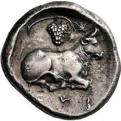 Stater 375 BC - 357 BC back