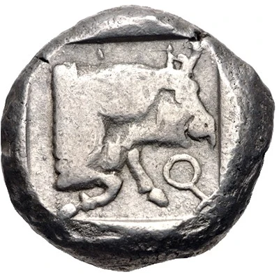 Stater 500 BC - 400 BC back