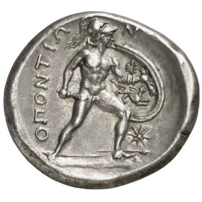 Stater 356 BC - 338 BC back