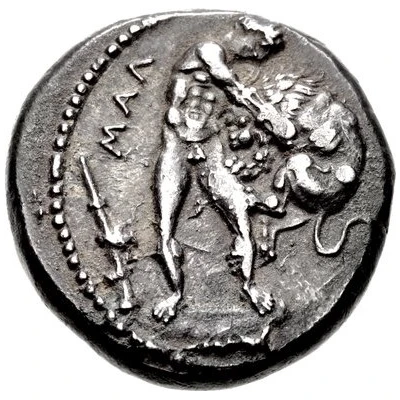 Stater 390 BC - 385 BC back