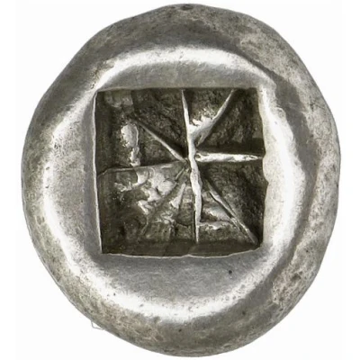 Stater 550 BC - 525 BC back