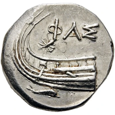 Stater 400 BC - 300 BC back