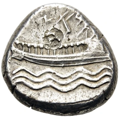 Stater 400 BC - 380 BC back